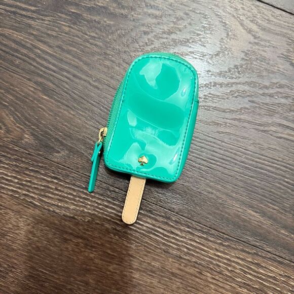 Kate Spade Turquoise Vibrant Popsicle Coin Purse Rare Hard to Find - Picture 1 of 3